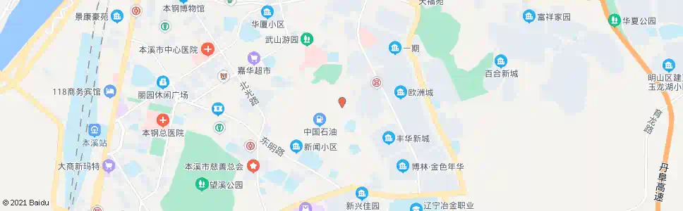 本溪紫金水厂_公交站地图_本溪公交_妙搜公交查询2025