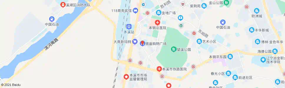 本溪银座商厦_公交站地图_本溪公交_妙搜公交查询2025