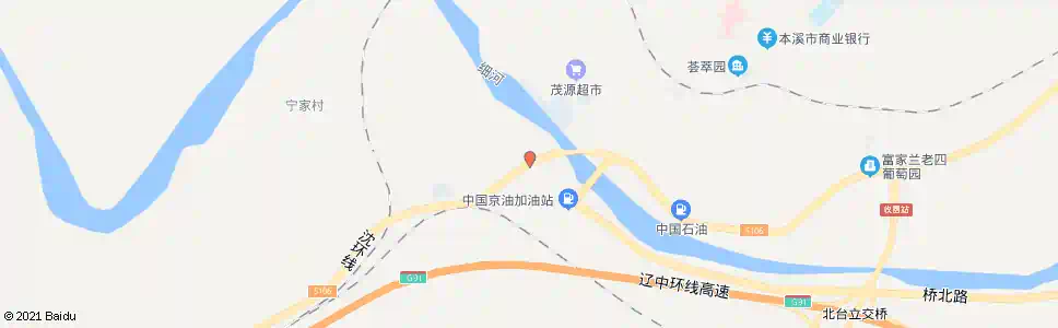 本溪北台大桥_公交站地图_本溪公交_妙搜公交查询2025