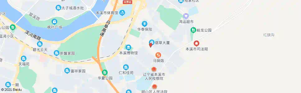 本溪烟草大厦_公交站地图_本溪公交_妙搜公交查询2025
