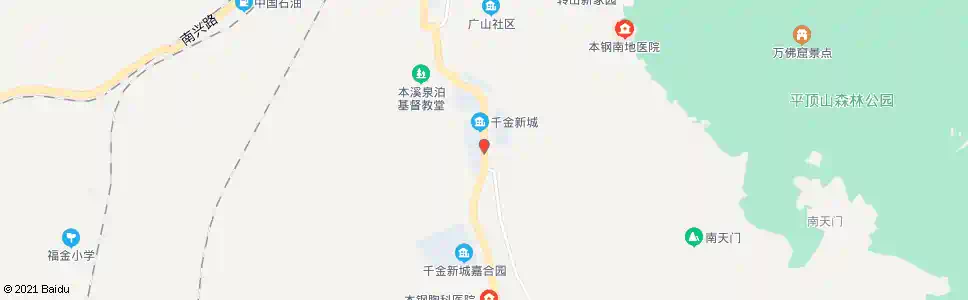 本溪山城子_公交站地图_本溪公交_妙搜公交查询2025