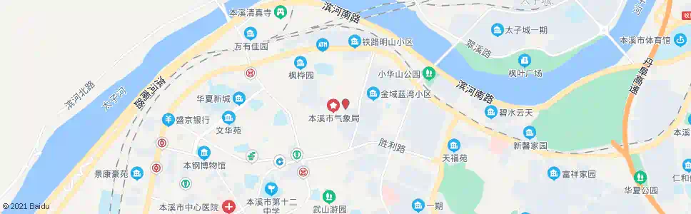 本溪三江游泳馆_公交站地图_本溪公交_妙搜公交查询2025