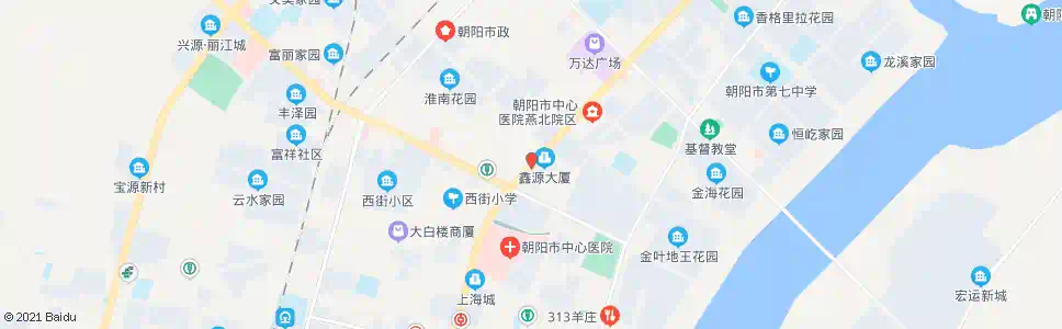 朝阳鑫源大厦_公交站地图_朝阳公交_妙搜公交查询2025