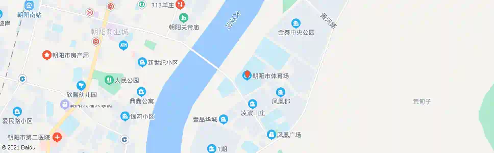 朝阳朝阳人民体育场_公交站地图_朝阳公交_妙搜公交查询2025
