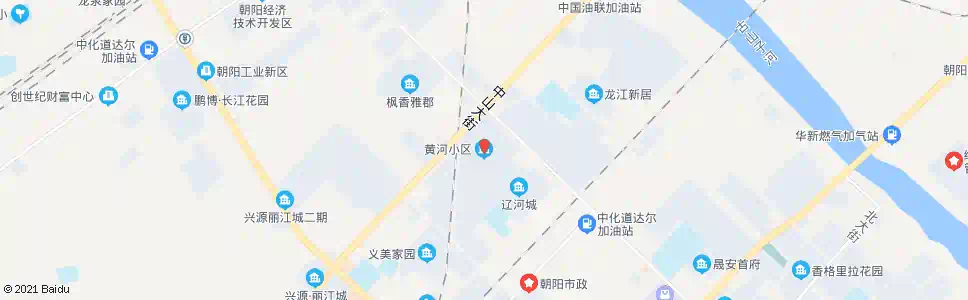 朝阳黄河花园小区_公交站地图_朝阳公交_妙搜公交查询2025