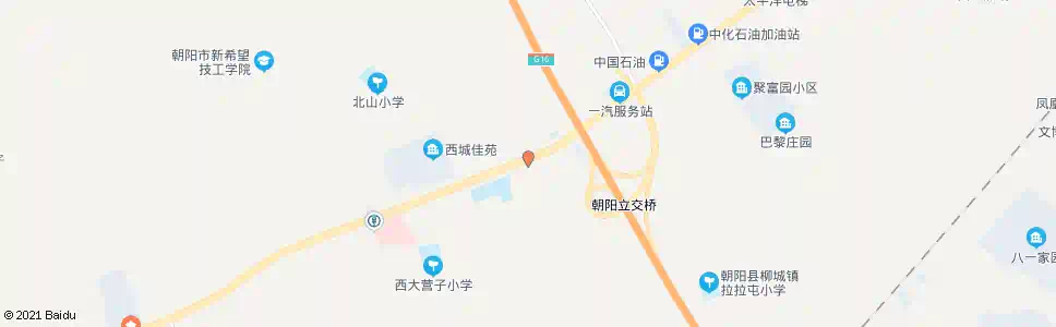 朝阳西大营子农贸市场_公交站地图_朝阳公交_妙搜公交查询2025