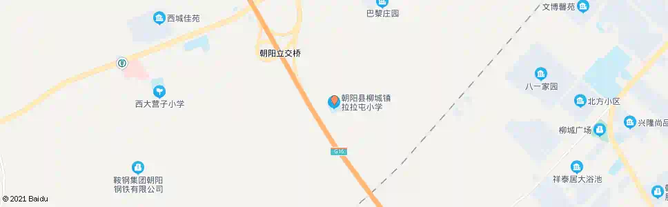 朝阳拉拉屯小学_公交站地图_朝阳公交_妙搜公交查询2025