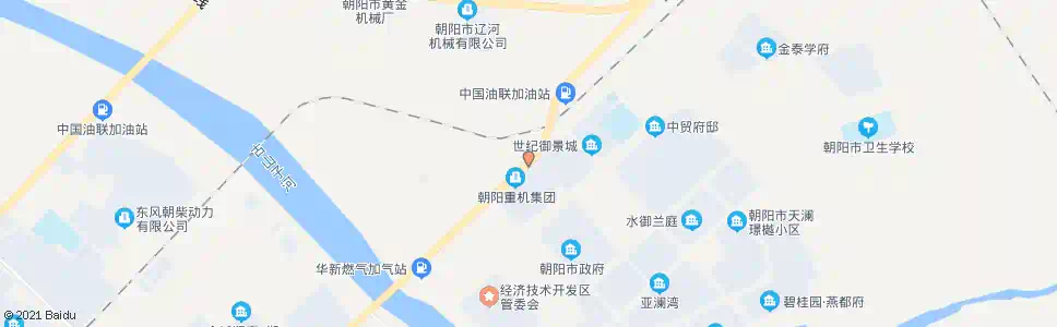 朝阳二其营子_公交站地图_朝阳公交_妙搜公交查询2025