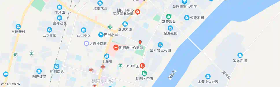 朝阳古城香园_公交站地图_朝阳公交_妙搜公交查询2025