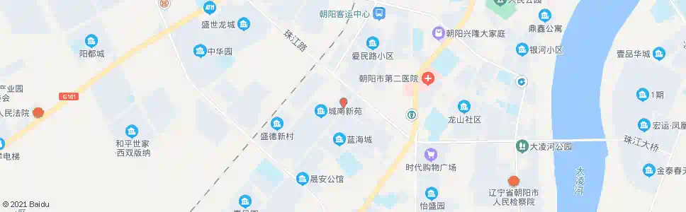 朝阳蓝海左岸_公交站地图_朝阳公交_妙搜公交查询2025