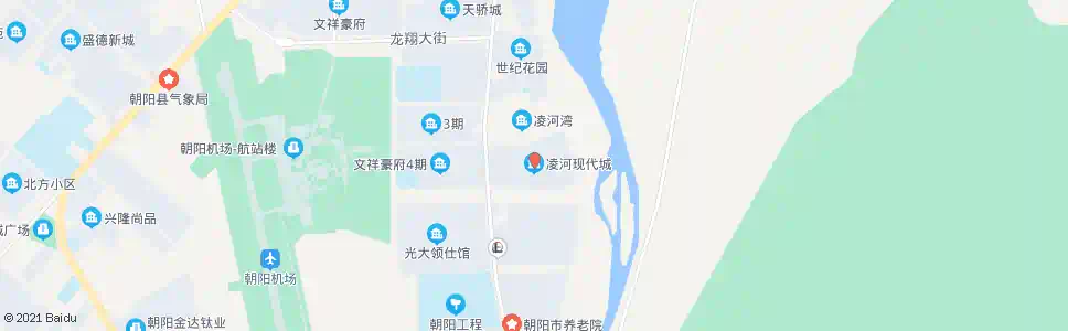朝阳凌河现代城_公交站地图_朝阳公交_妙搜公交查询2025