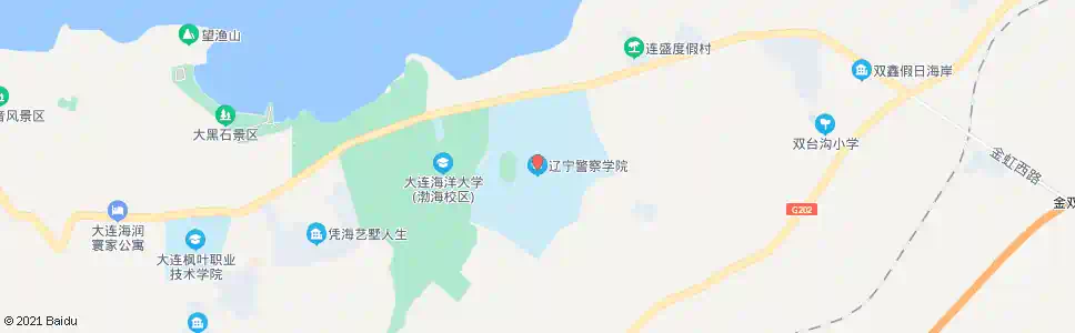 大连辽宁警察学院_公交站地图_大连公交_妙搜公交查询2025