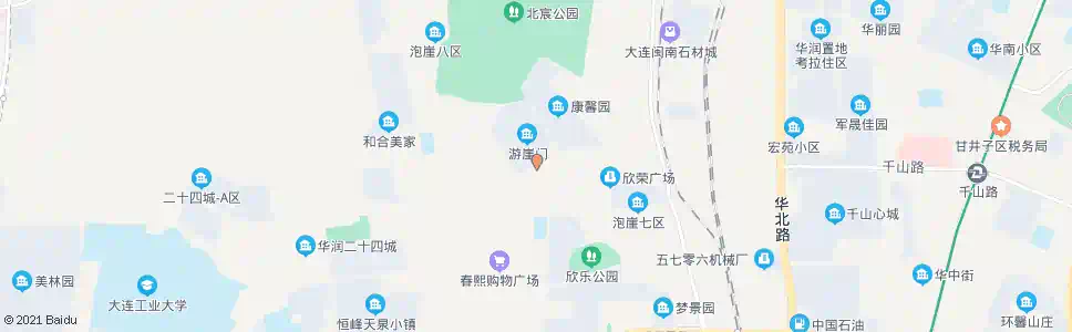 大连游崖门_公交站地图_大连公交_妙搜公交查询2025