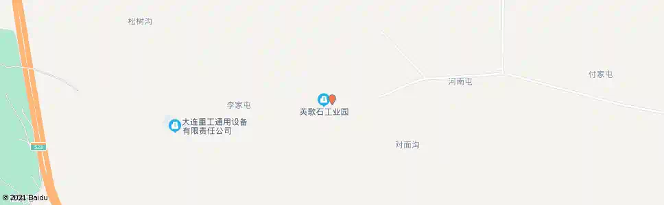 大连英歌石工业园区_公交站地图_大连公交_妙搜公交查询2025