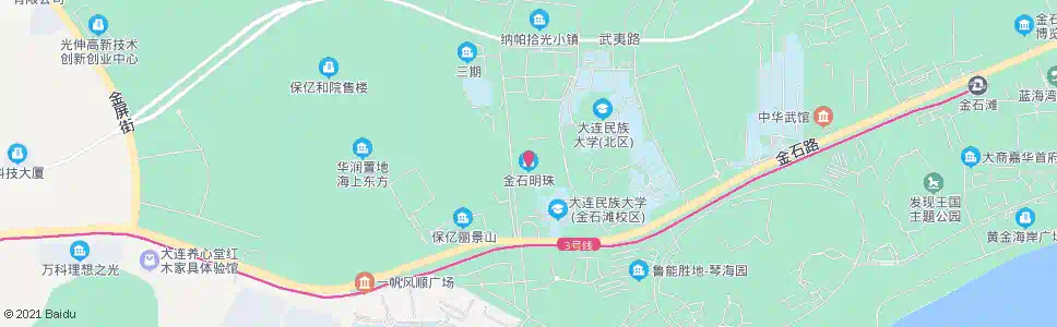 大连金石明珠小区_公交站地图_大连公交_妙搜公交查询2025