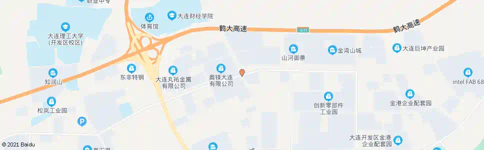 大连湾里西街_公交站地图_大连公交_妙搜公交查询2025