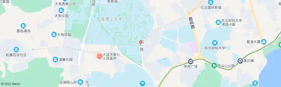 大连理工大学东门_公交站地图_大连公交_妙搜公交查询2025
