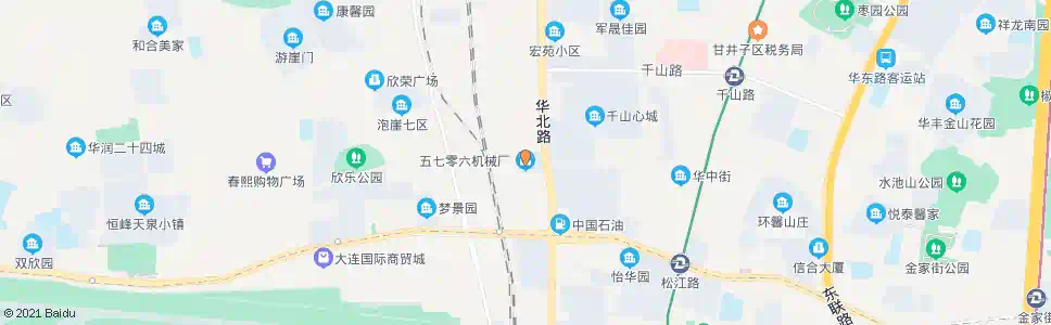 大连五七零六工厂_公交站地图_大连公交_妙搜公交查询2025