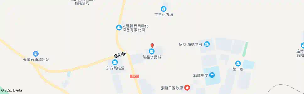 大连水晶城_公交站地图_大连公交_妙搜公交查询2025