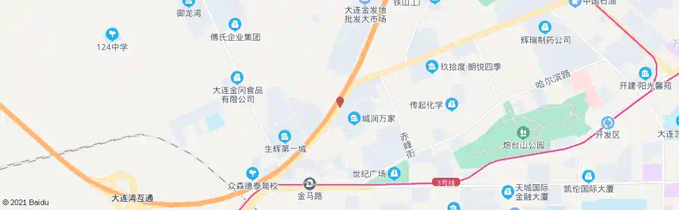 大连城润万家_公交站地图_大连公交_妙搜公交查询2025