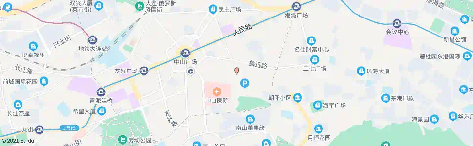 大连安民街_公交站地图_大连公交_妙搜公交查询2025