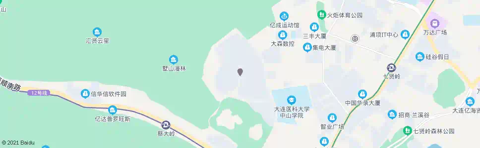 大连海创半山花园_公交站地图_大连公交_妙搜公交查询2025