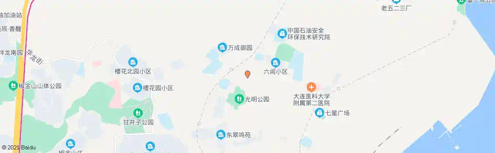 大连山花街_公交站地图_大连公交_妙搜公交查询2025