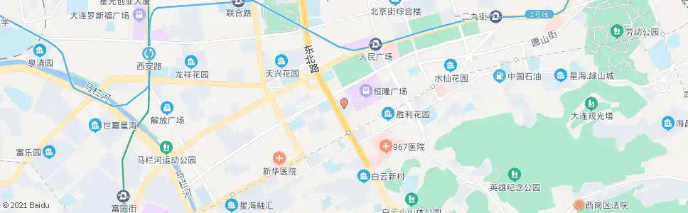 大连教师大厦_公交站地图_大连公交_妙搜公交查询2025