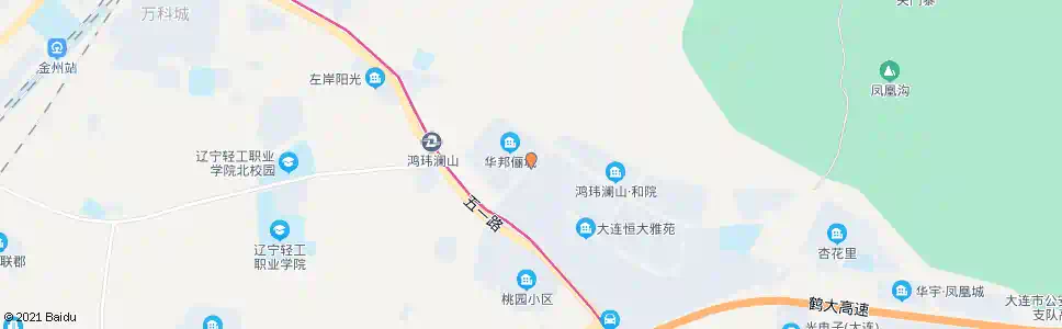大连华邦俪城_公交站地图_大连公交_妙搜公交查询2025