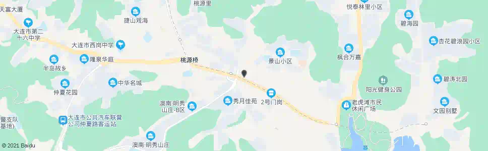大连白云街_公交站地图_大连公交_妙搜公交查询2025
