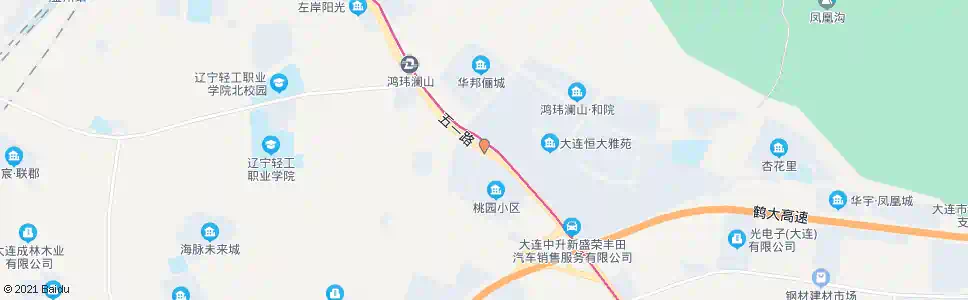 大连桃园_公交站地图_大连公交_妙搜公交查询2025