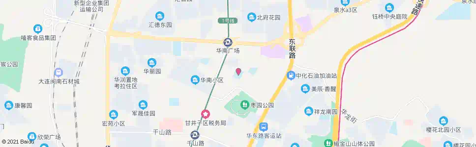 大连华南中学_公交站地图_大连公交_妙搜公交查询2025