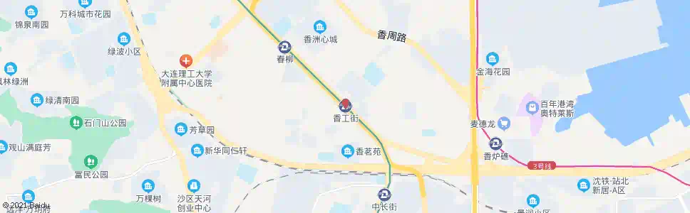 大连香工街地铁站_公交站地图_大连公交_妙搜公交查询2025