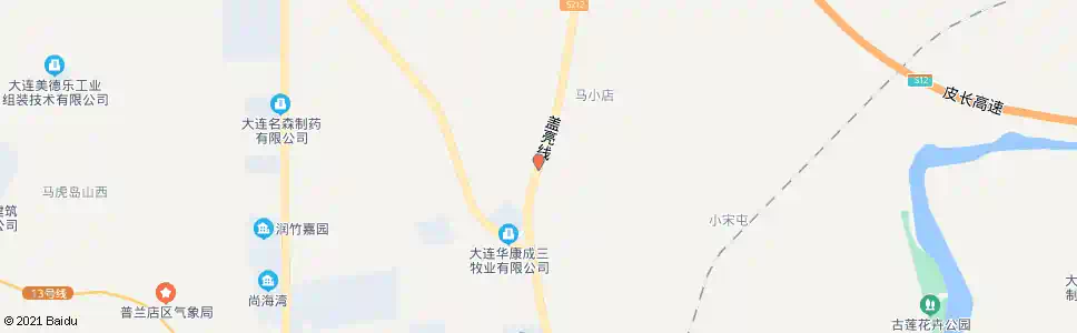 大连马小店南_公交站地图_大连公交_妙搜公交查询2025