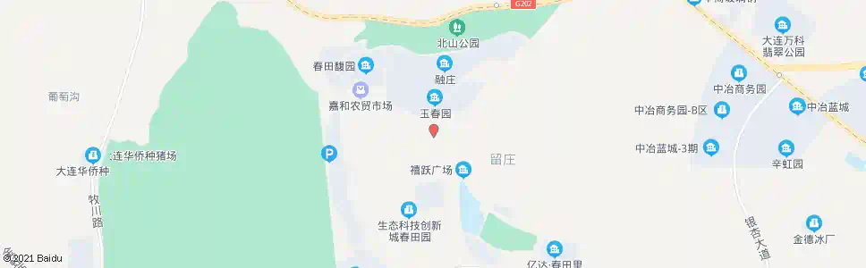 大连春田田_公交站地图_大连公交_妙搜公交查询2025