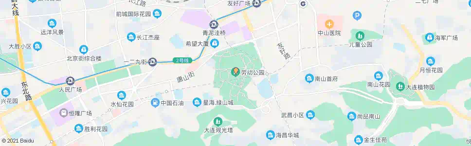 大连劳动公园_公交站地图_大连公交_妙搜公交查询2025