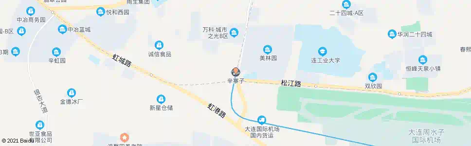 大连辛寨子地铁站_公交站地图_大连公交_妙搜公交查询2025