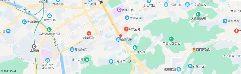 大连白云新村_公交站地图_大连公交_妙搜公交查询2025
