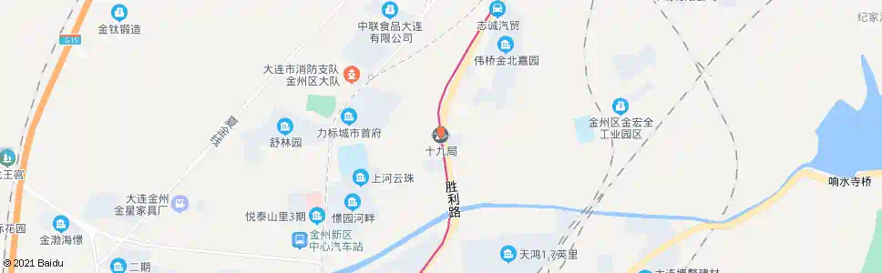 大连十九局站_公交站地图_大连公交_妙搜公交查询2025