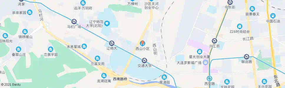 大连西山小区_公交站地图_大连公交_妙搜公交查询2025