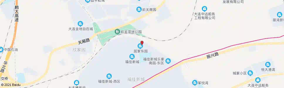 大连福佳新城_公交站地图_大连公交_妙搜公交查询2025