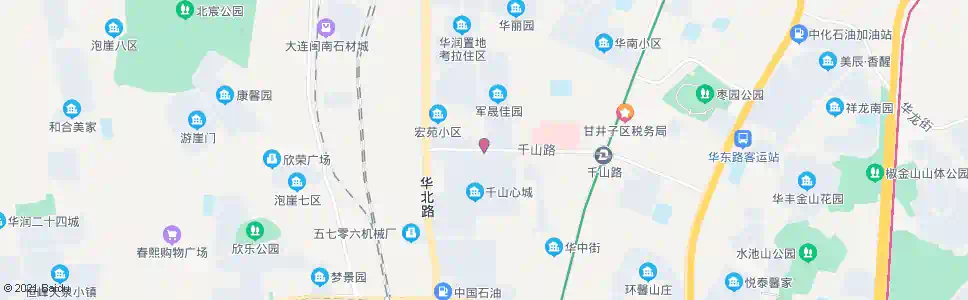 大连千山心城_公交站地图_大连公交_妙搜公交查询2025