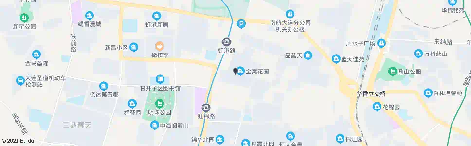 大连虹霞街_公交站地图_大连公交_妙搜公交查询2025
