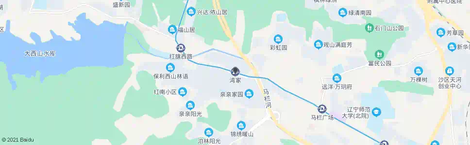 大连湾家站_公交站地图_大连公交_妙搜公交查询2025