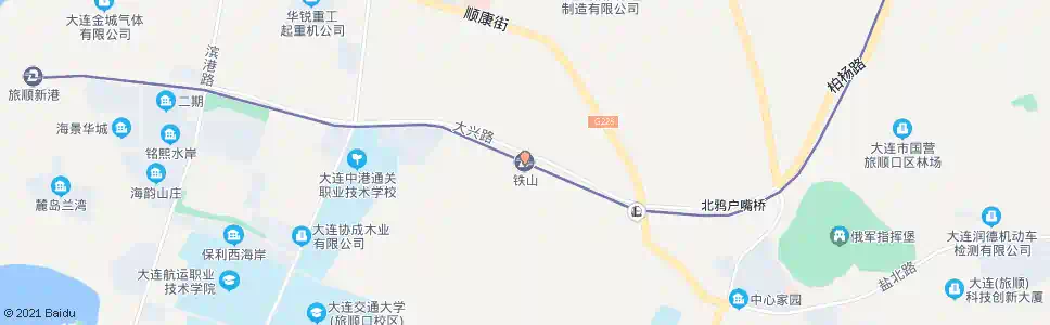 大连铁山站_公交站地图_大连公交_妙搜公交查询2025