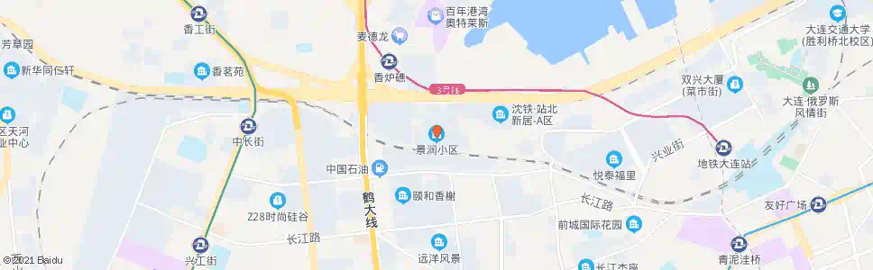 大连景润小区_公交站地图_大连公交_妙搜公交查询2025