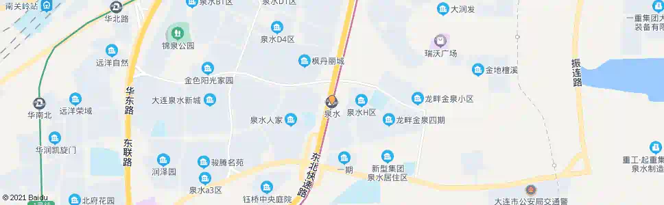 大连泉水圈_公交站地图_大连公交_妙搜公交查询2025
