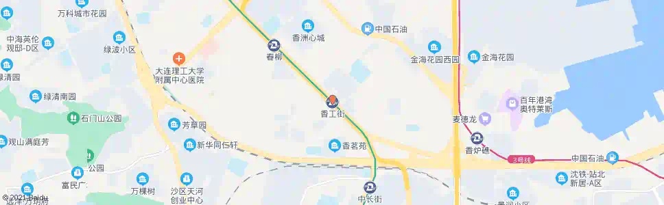 大连香工街站_公交站地图_大连公交_妙搜公交查询2025