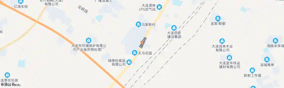 大连马家新村_公交站地图_大连公交_妙搜公交查询2025