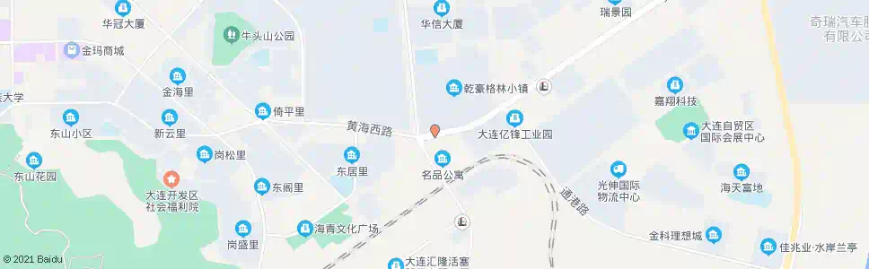 大连格林小镇正门_公交站地图_大连公交_妙搜公交查询2025